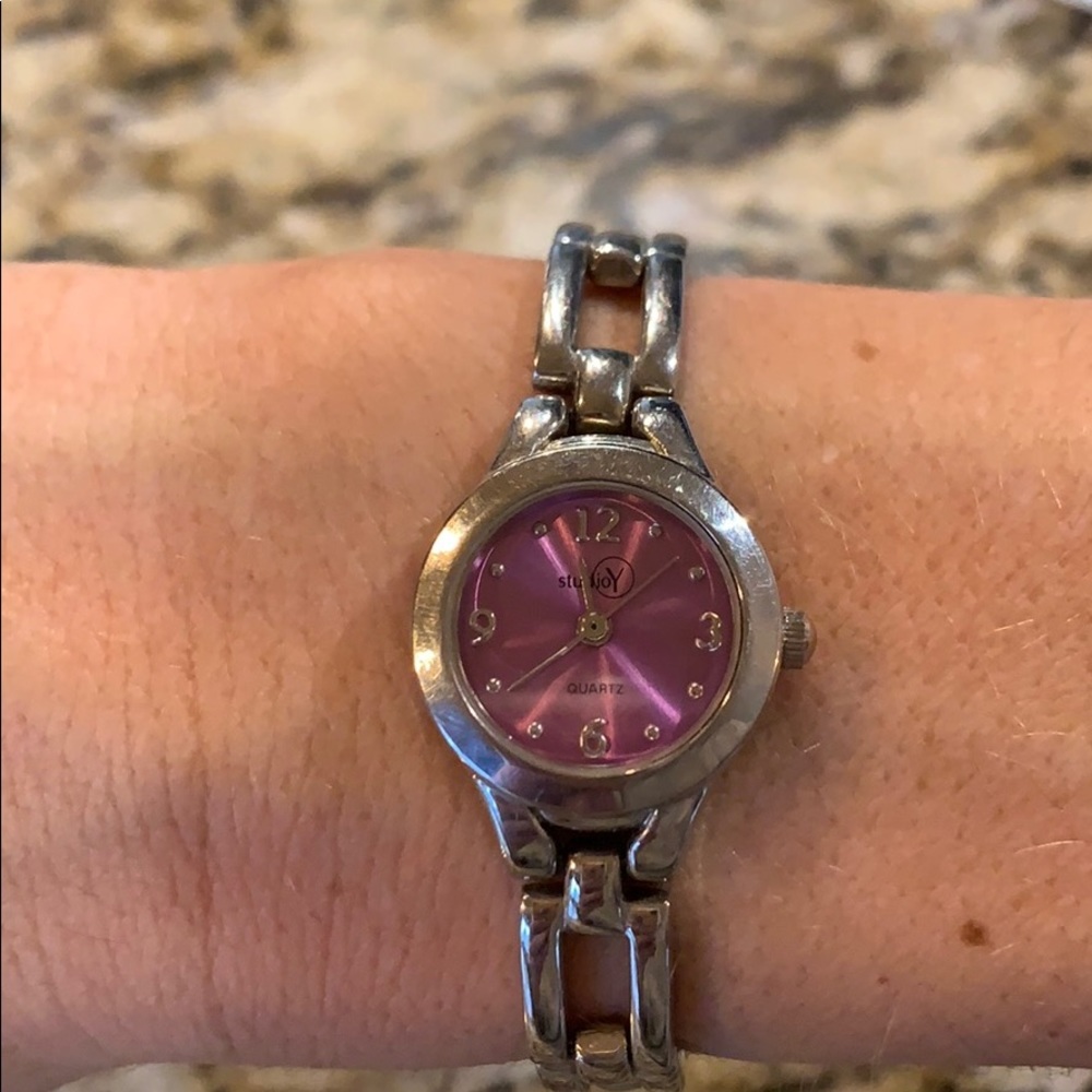 Studio Y silver and purple watch!